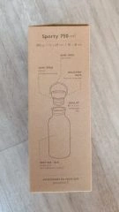 Gourde Sporty durable et française en inox avec le logo Acti'forme