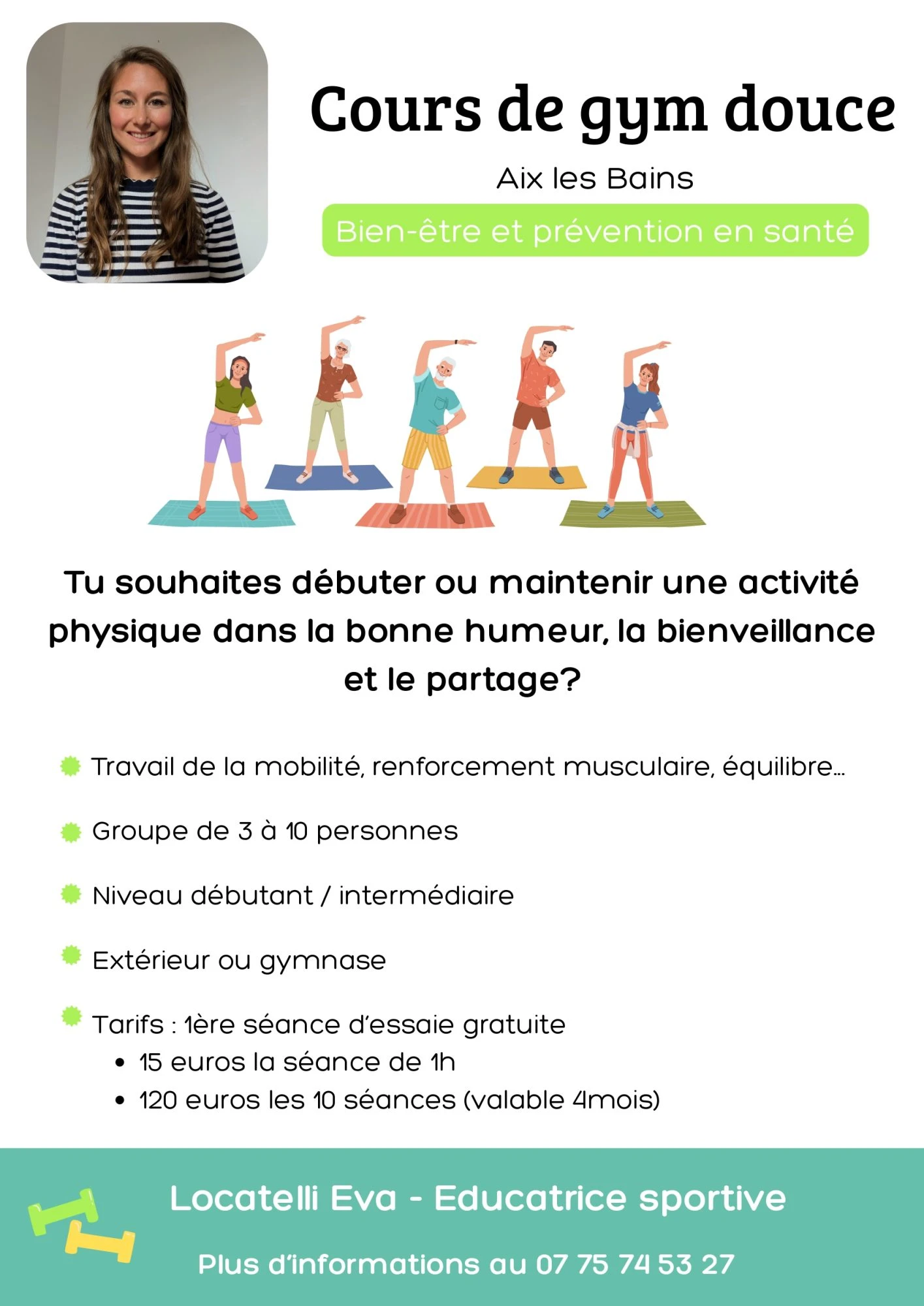 Image for Eva Locatelli est partenaire à Aix-les-Bains et Chambéry