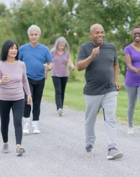 séance de marche santé à Chambéry