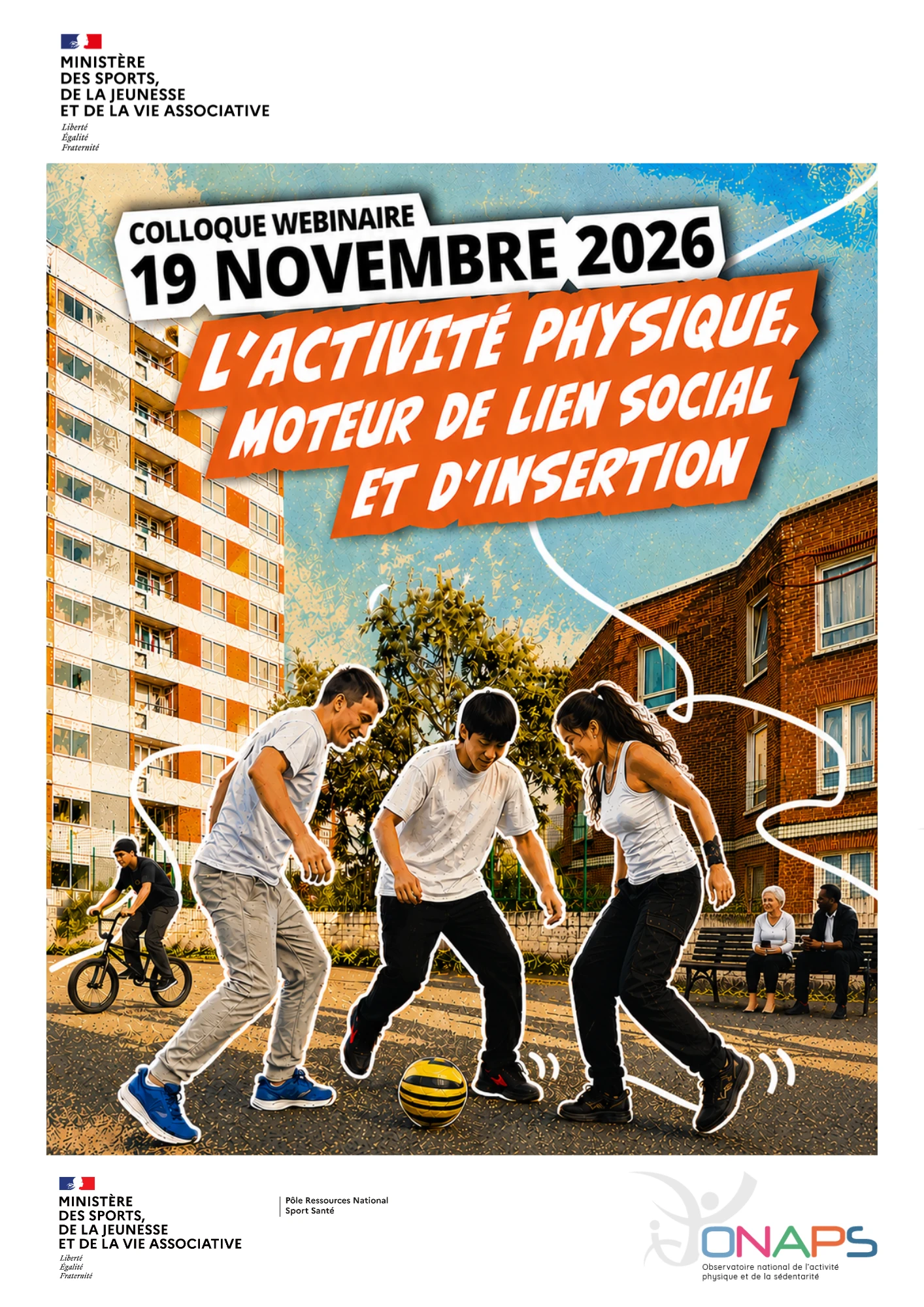 Image for Colloque de l&rsquo;Onaps (2026) : l&rsquo;activité physique moteur d&rsquo;insertion sociale